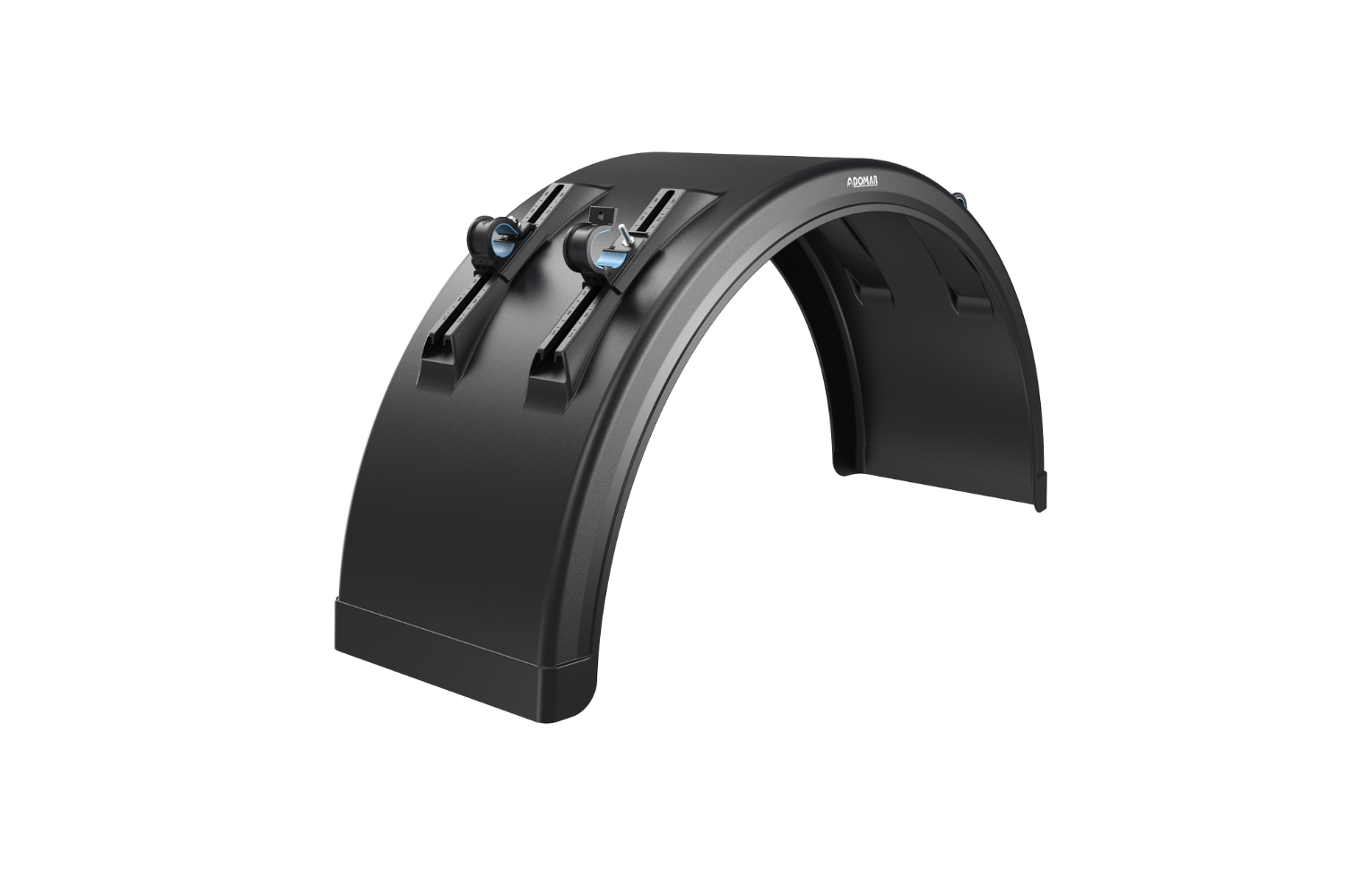 Polyethylene fender with integrated adjustable supports