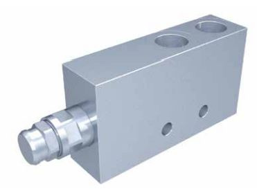 Single through-valve