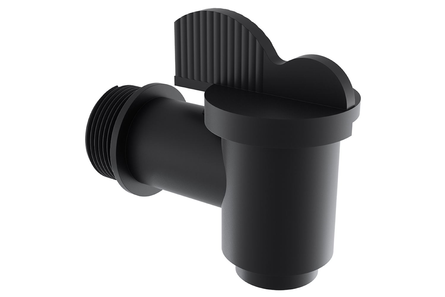 Black faucet for water tank