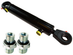 Siłownik hydrauliczny wzmocniony skok 630mm 60/40 dwustronnego + NYPLE