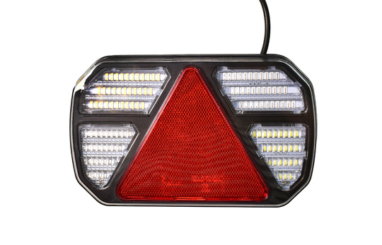 Zestaw lamp do przyczepy, przewód 7,5 m, 13 pinowa, LED