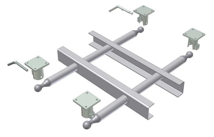Tipping ball end set ⌀ 50