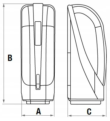 Feuerlöscherkasten 12 kg ADR TIR