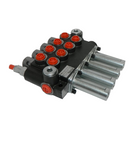 Hydraulik-steuerventil BADESTNOST P80, 4-teilig mit Hebel und Kabelsatz 2,0m