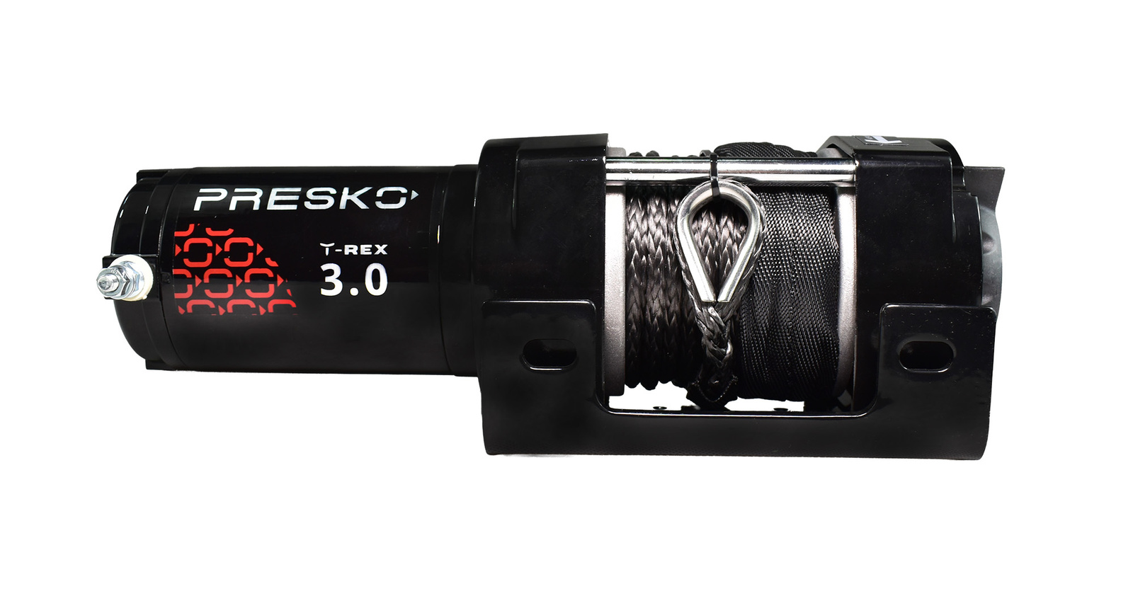 Wyciągarka PRESKO T-REX3.0S 12V 1360kg QUAD PŁUG ATV UTV LINA SYNTETYCZNA