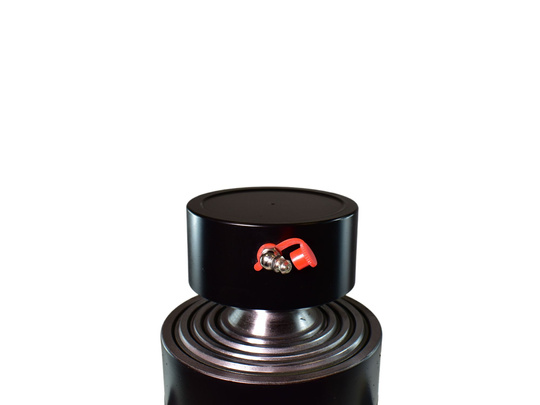 Cylinder PRESKO 9051432 under-cab lift with a 1432mm stroke, 5 sections, 5 metric tons, chrome-plated sections.