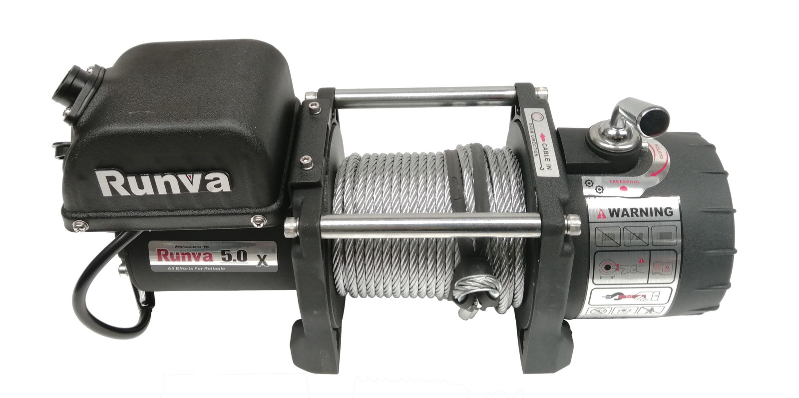 Runva EWX5000U 12V electric winch (EWX 5.0X) - 2.3t