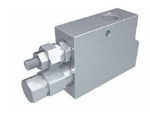 Single through-valves with zero differential area