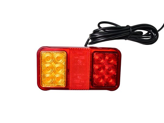 Zestaw lamp LED do przyczepy, przewód 7,5 m, 7 pinowa