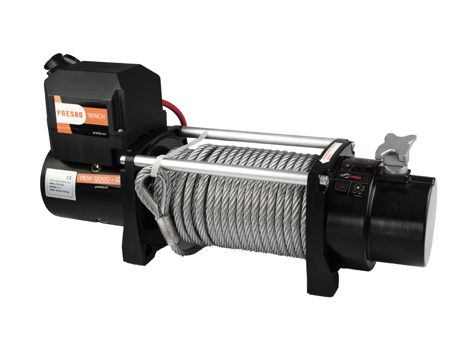 Presko Winch winch - PEW12000-12V - 5.5T - 12000lbs