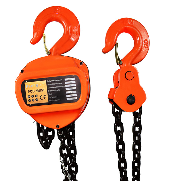 Wyciągarka łańcuchowa 3M udźwig 5T CHAIN BLOCK Wciągnik ręczny