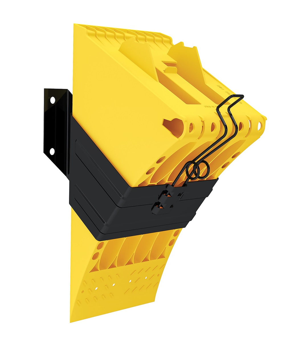 G46 powder coated steel wedge holder so called wedge pocket