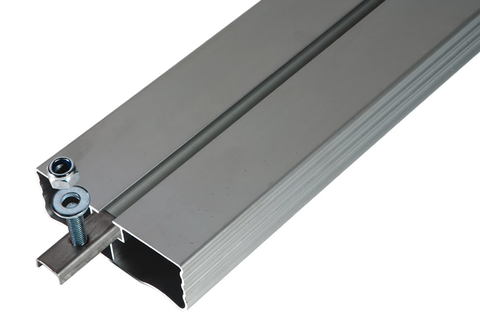 Complete bolt for attaching the aluminum strip