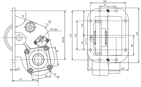 Power take-off PTO P15S3P11294 SCANIA