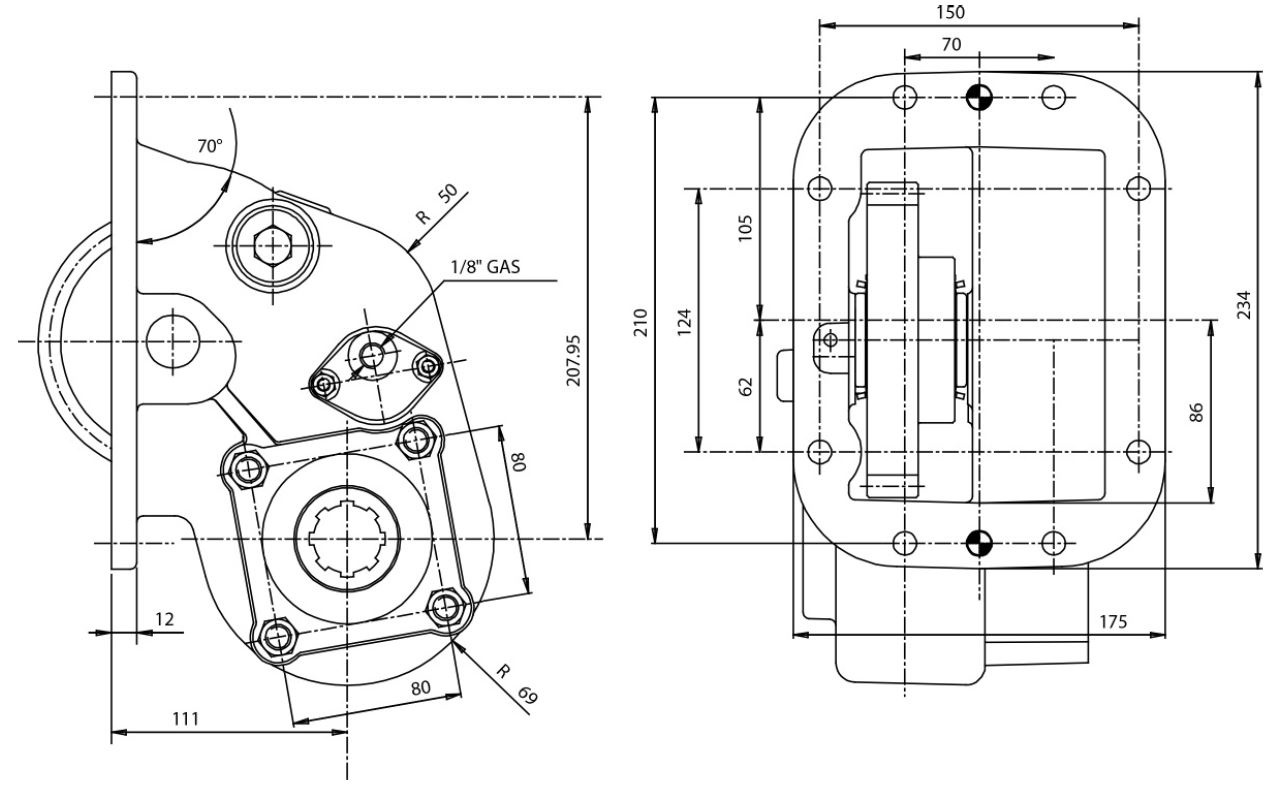 Power take-off PTO P15S3P11294 SCANIA