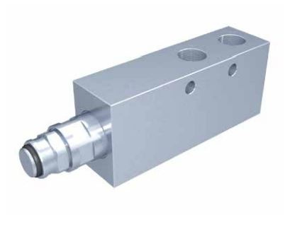 Single through-valve