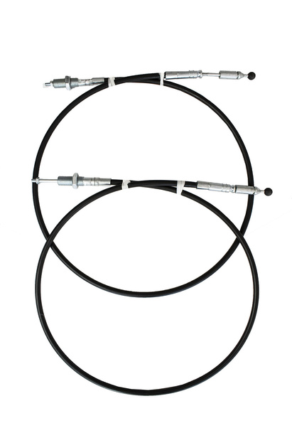 PRESKO rozdzielacz hydrauliczny 2-sekcyjny  40 l, linkami 2 x 1,5 m i elektrozaworem ZESTAW