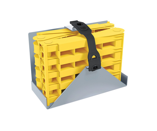 Uchwyt kieszeniowy na 2 kliny ORIGAMY E53 stal z powłoką magnelis