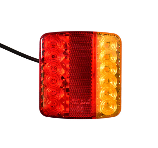 Set of LED trailer lights, 7.5 m cable, 7 pins