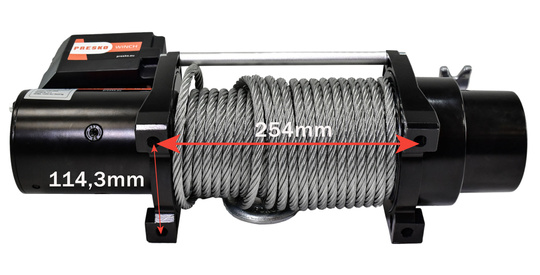 Presko Winch winch - PEW12000-12V - 5.5T - 12000lbs