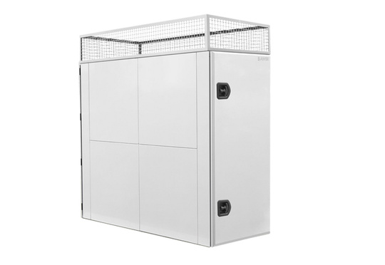 Cockpit box with hinged door