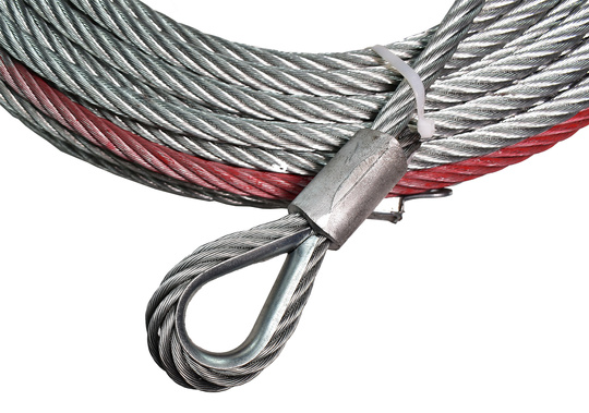 Steel rope 12 mm for winches length 30 m