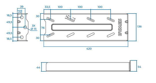 Basic Bawer box holder E2 990 22