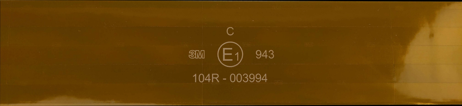 Tape konfront loaderowa 3M Metalized Yellow 1m