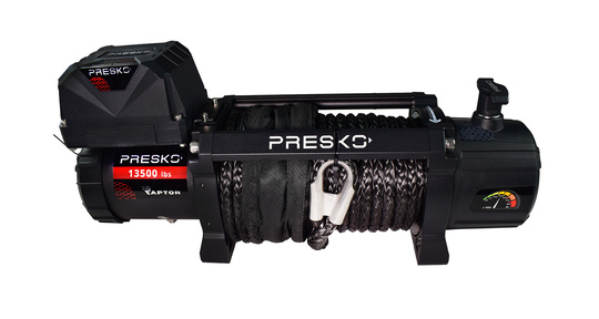 Wyciągarka elektryczna Presko RAPTOR 13.5 S 12V 13500 LBS 6 TON SYNTETYK