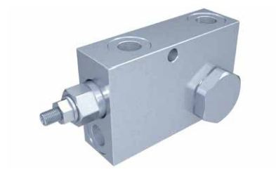 Single through-valve