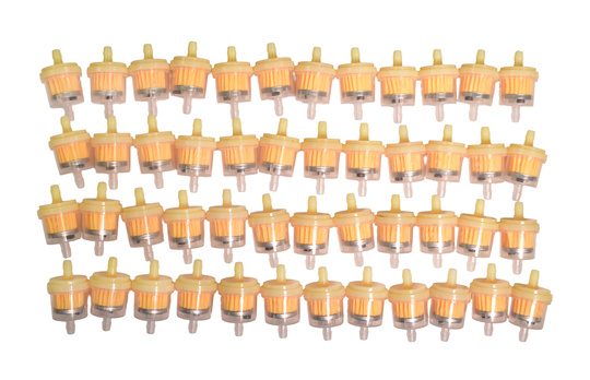 Zestaw 50x Filtr Paliwa Uniwersalny 6mm – Kosiarka, Skuter, Quad