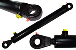 Siłownik hydrauliczny skok 400 mm złożony 610 mm rozłożony 1010 mm ucho 25