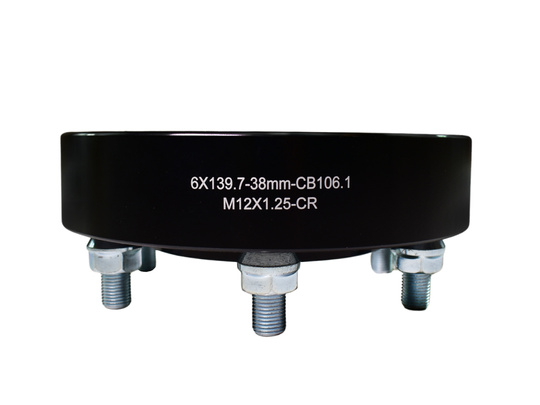 Distanzstück 6x139.7- 38mm-CB106.1-M12x1.25-CR mit Zentrierung. Toyota. Satz von 2 Stück.
