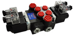 Hydraulic Directional Valve Presko , 2-section electrically controlled 12V