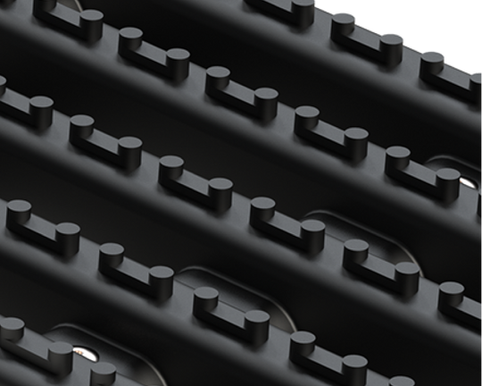 Footstool for VAN PEDDY van with towbar mounting option 3-piece black