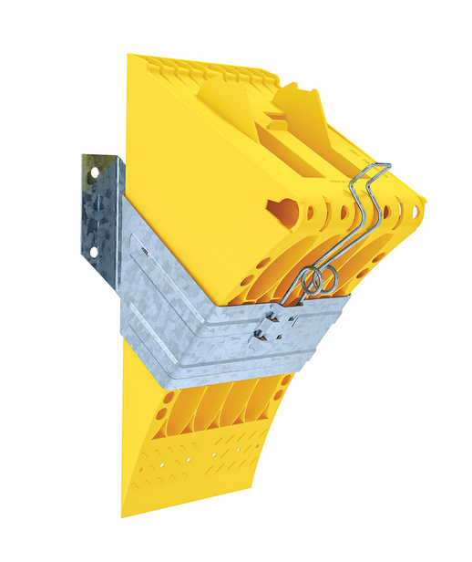 E53 zinc-plated steel wedge holder so-called wedge pocket (TK2041, 600170100)