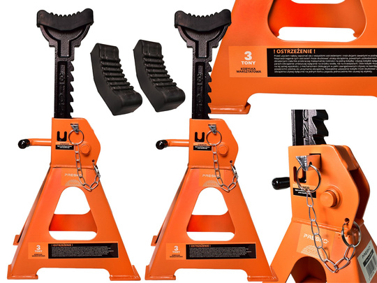 Car supports jack Stand stands double lock 2pcs