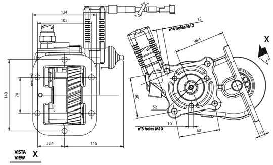 Power take-off PTO P23Z4E93201 IVECO