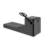 Powder coated pallet box without access ramp