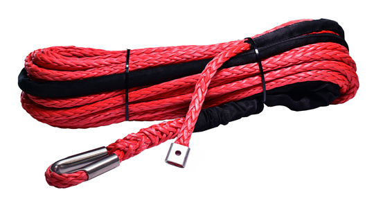 Synthetic rope 13 mm x 24 m for winches