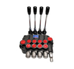 Rozdzielacz hydrauliczny Presko 04P80, 4-sekcyjny