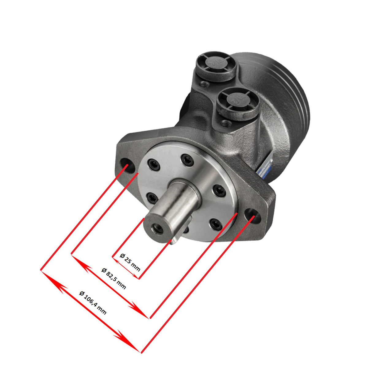 Hydraulic Motor slow-speed BM2 315cm3 BMR OMR SMR +Ferrule CONNECTING