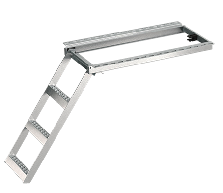 3-stufige Schiebeleiter Takler