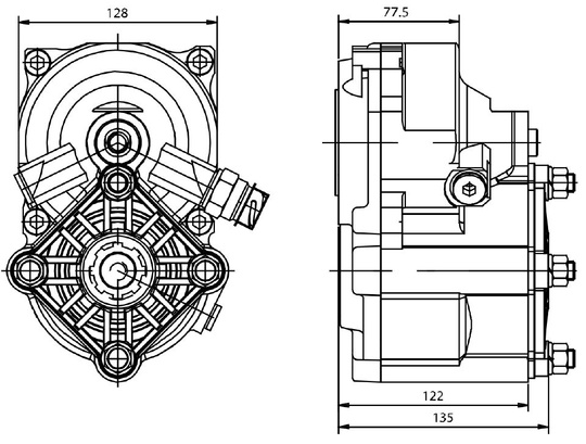  PTO P2264P1E294 Eaton-Fuller, Mitubishi, Volvo