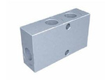Single pilot operated check valves