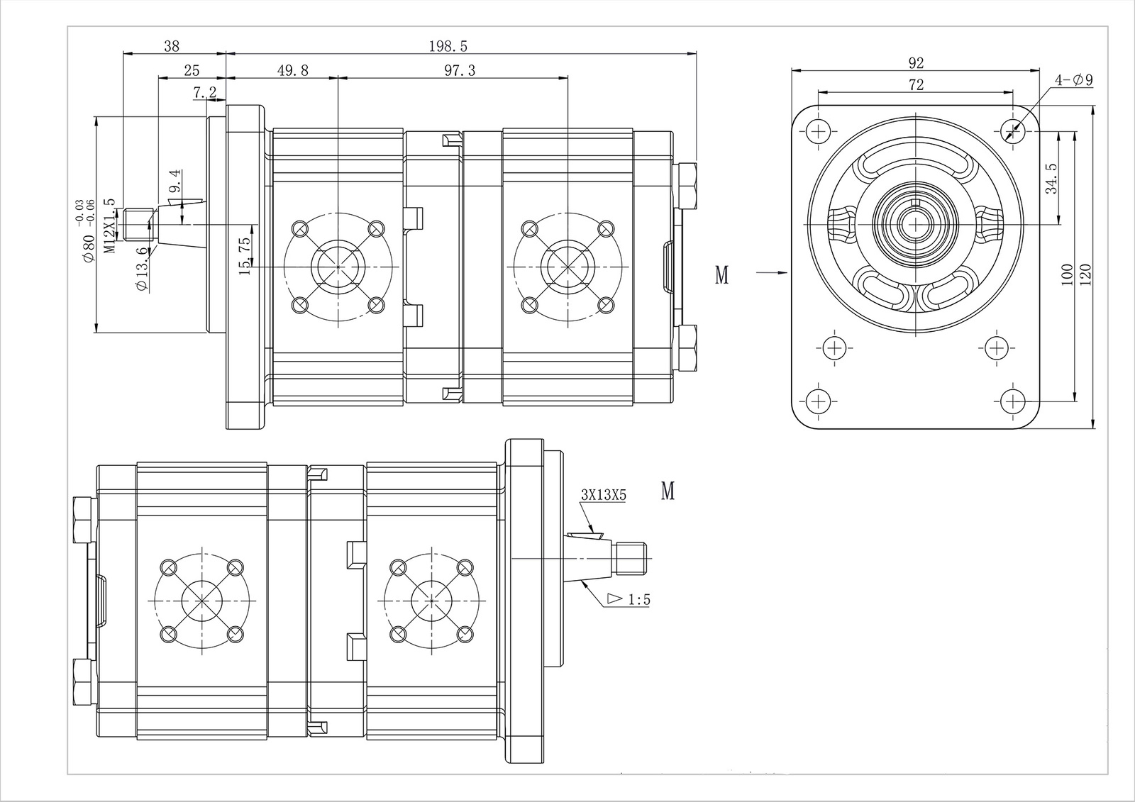 Zahnradpumpe der Marke Presko - Ersatz 0510665323