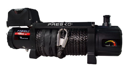 Wyciągarka elektryczna Presko RAPTOR 13.5 S 12V 13500 LBS 6 TON SYNTETYK
