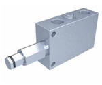 Single through-valve
