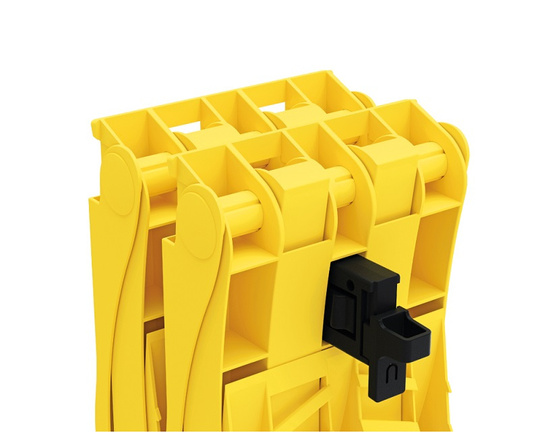 Uchwyt na 2 kliny składane ORIGAMY E53, 155 mm plastikowy