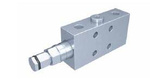 Single c.c. centering valves.